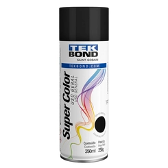 TINTA SUPER COLOR DE 350ML COM 250 GRAMAS DE COR PRETO BRILHANTE - TINT02A-I