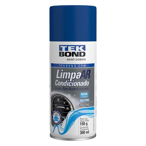 HIGIENIZADOR DO AR CONDICIONADO TEK BOND DE AROMA NEUTRO DE 300ML COM 150 GRAMAS - HIGI09-I