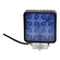 FAROL AUXILIAR WORKLIGHT UNIVERSAL COM 16 LEDS AZUL E DISSIPADOR REFORÇADO QUADRADO - FARO161-DIP