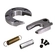 KIT PARCIAL DO CONJUNTO DE TRAVAMENTO DA QUINTA RODA JOST DE 2" COM DISCO DE 4 FUROS COM FURO PARA LUBRIFICAÇÃO E GRAXEIRA - KITS164