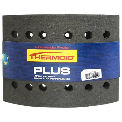 LONA DE FREIO DIANTEIRA DO TRUCK IVECO DE 198X153MM THERMOID PLUS - TH/157-PLUS