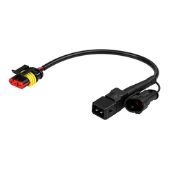 CHICOTE PARA ADAPTAÇÃO COM CONECTORES PARA O FAROL ANGEL EYES DO VOLKSWAGEN - CHIC21