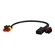CHICOTE PARA ADAPTAÇÃO COM CONECTORES PARA O FAROL ANGEL EYES DO VOLKSWAGEN - CHIC21
