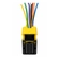 CONECTOR ELÉTRICO FÊMEA DE 12 VIAS DO FAROL PRINCIPAL DO SCANIA E DAF - CONE139B