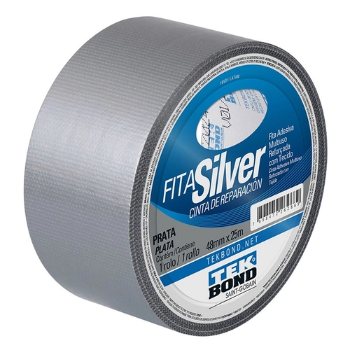 FITA SILVER PRATA 48MM X 25 METROS - FITA11-I
